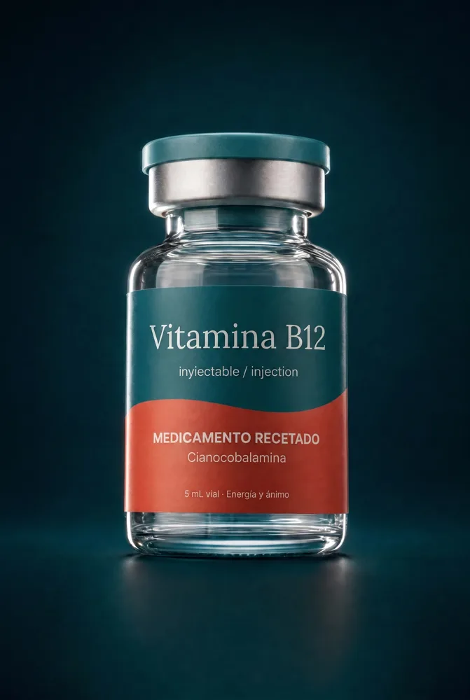 Vial de vitamina B12 Cürari