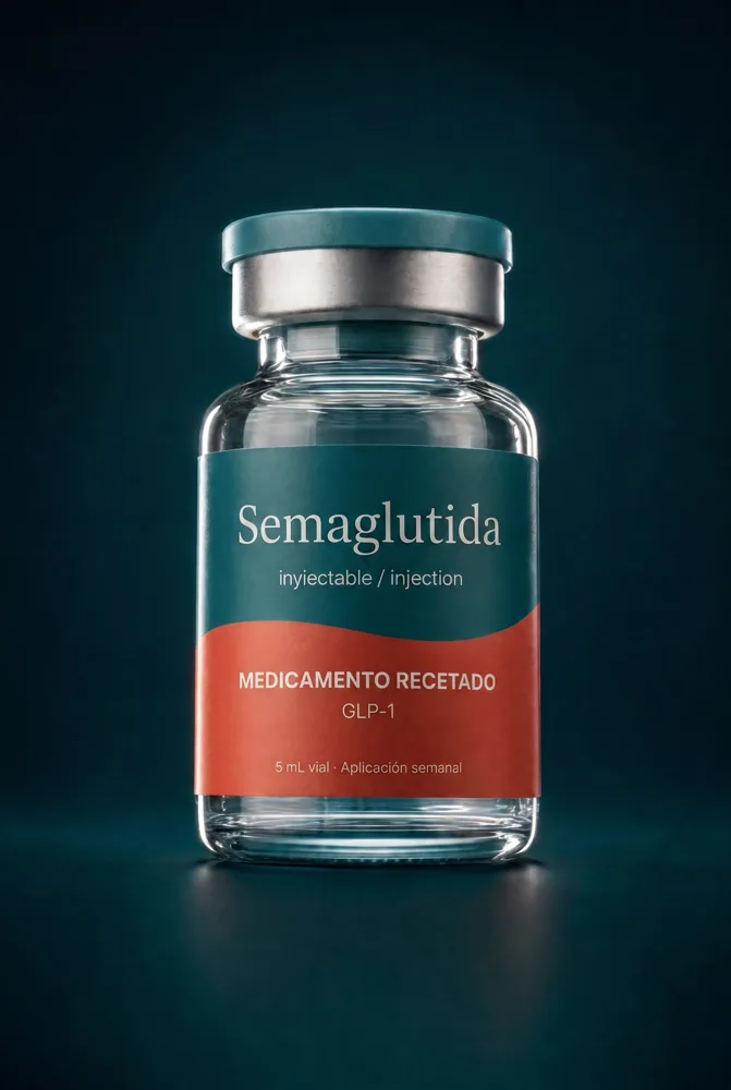 Vial de semaglutida inyectable Cürari